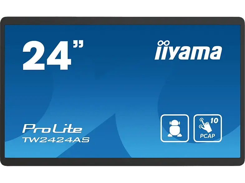 IIYAMA ProLite TW2424AS-B1 23,8 Zoll Full-HD Monitor (14 ms Reaktionszeit, 60 Hz)