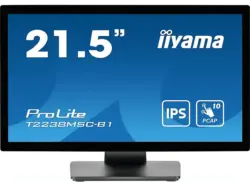 IIYAMA T2238MSC-B1 21,5 Zoll Monitor, Full-HD, 5 s Reaktionszeit, 600 cd/m², 60 Hz, Schwarz