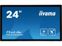 IIYAMA ProLite T2455MSC-B1 23,8 Zoll Touchscreen Monitor, Full-HD, 5 ms Reaktionszeit, 400 cd/m², 60 Hz, schwarz, matt