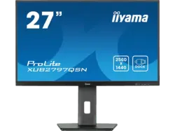 IIYAMA ProLite XUB2797QSN-B2 27 Zoll Business Monitor, QHD, 1 ms Reaktionszeit, 300 cd/m², 100 Hz, Schwarz