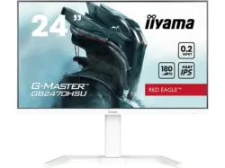 IIYAMA G-Master GB2470HSU-W6 23,8 Zoll Monitor, Full-HD, 0,2 ms Reaktionszeit, 300 cd/m², 180 Hz, Weiß