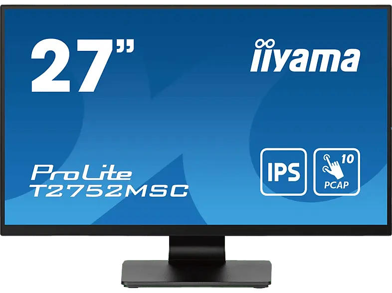 IIYAMA ProLite T2752MSC-B1 27 Zoll Full-HD Monitor (5 ms Reaktionszeit, 60 Hz)