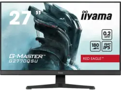IIYAMA G-Master G2770QSU-B6 27 Zoll Monitor, WQHD, 0,2 ms Reaktionszeit, 400 cd/m², 180 Hz, Schwarz