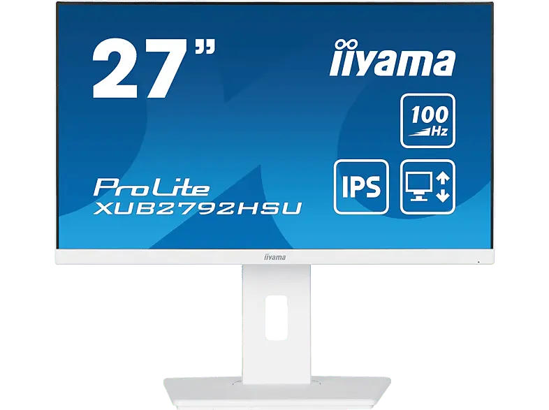 IIYAMA 27G4X 27 Zoll Monitor for Business, Full-HD, 0,4 ms Reaktionszeit, 250 cd/m², 100 Hz, Weiß