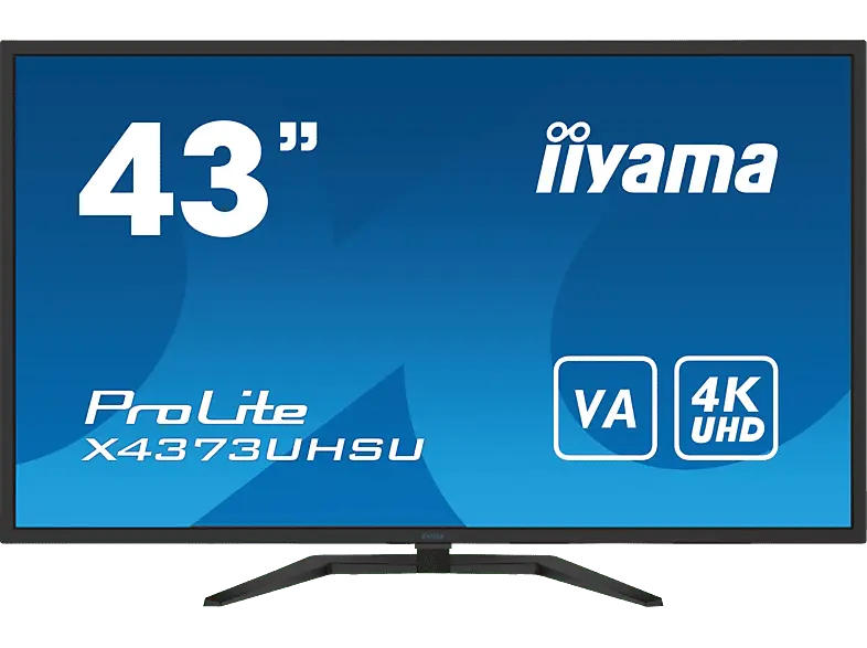 IIYAMA ProLite X4373UHSU-B1 42,5 Zoll UHD 4K Monitor (3 ms Reaktionszeit, 60 Hz)