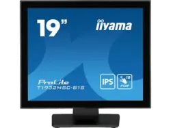 IIYAMA ProLite T1932MSC-B1S 19 Zoll Monitor for Business, SXGA, 14 ms Reaktionszeit, 250 cd/m², 60 Hz, Schwarz