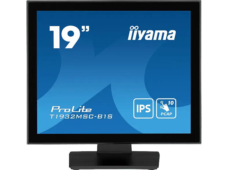 IIYAMA ProLite T1932MSC-B1S 19 Zoll Monitor for Business, SXGA, 14 ms Reaktionszeit, 250 cd/m², 60 Hz, Schwarz