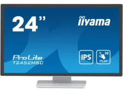 IIYAMA ProLite T2452MSC-W1 23,8 Zoll Full-HD Monitor (5 ms Reaktionszeit, 60 Hz)