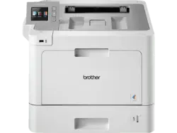 BROther HL-L9310CDW, A4, 31 S./Min, Farblaser, NFC, Duplex, WLAN/Ethernet, 6.8cm Touch Farbdisplay, Weiß/Grau; Laserdrucker
