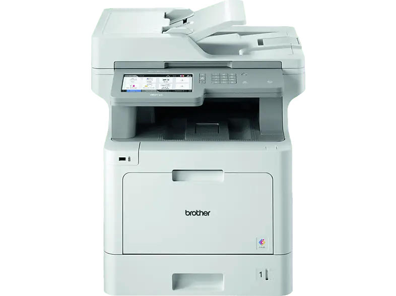 BROther Multifunktionsdrucker MFC-L9570CDW (DE Version) for Business, A4 31 S./Min, Farb-Laser, Duplex, 17.6cm Touchscreen, WLAN, 300 Blatt Papierzufuhr, Grau