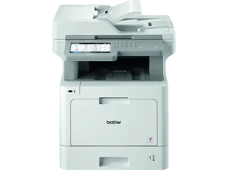 BROther Multifunktionsdrucker MFC-L9570CDW (DE Version) for Business, A4 31 S./Min, Farb-Laser, Duplex, 17.6cm Touchscreen, WLAN, 300 Blatt Papierzufuhr, Grau