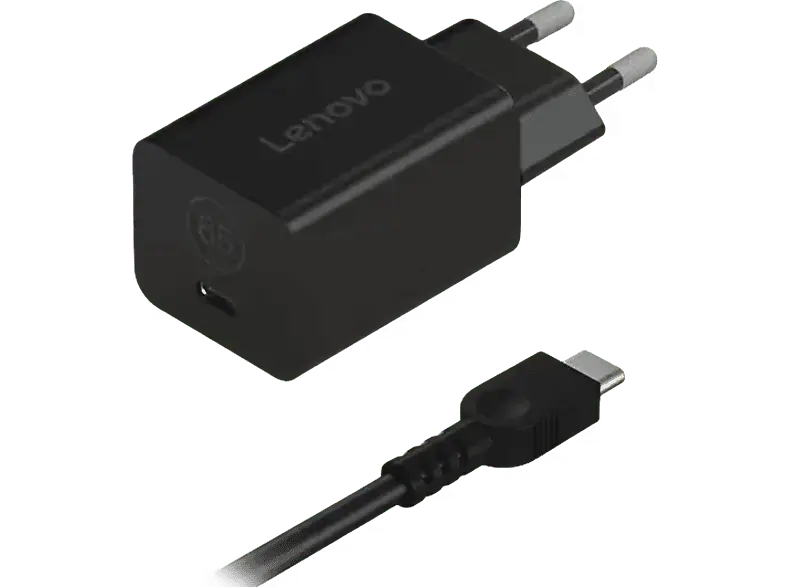 Lenovo GaN Nano 65-Watt-Netzteil, Schwarz; Netzteil----Netzteil