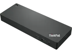 LENOVO ThinkPad Universal Thunderbolt 4 Dockingstation for Business, USB-A/C, 8K 30Hz, HDMI, DP, GigE, 3.5mm, 100 Watt, Schwarz/Rot; Dockingstation----Dockingstation