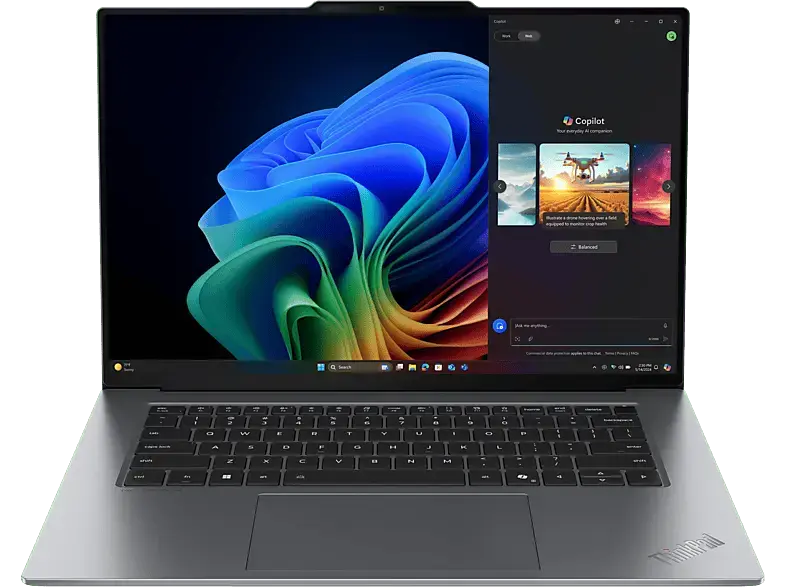LENOVO ThinkPad X9-15 Gen 1 Copilot+ PC 15,3 Zoll, 2.8K, Intel® Core™ Ultra 5 228V Prozessor (8 MB Cache, bis zu 4.50 GHz), 32 GB RAM, 512 SSD, Windows 11 Pro, Arc™ Onboard Graphics, Grau