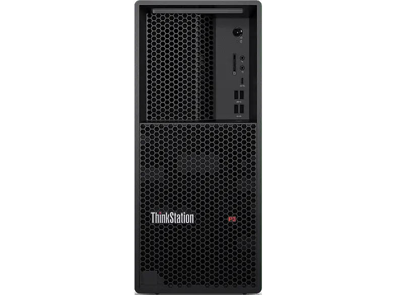 LENOVO ThinkStation P3 30GS Desktop PC, Intel® Core™ i9-14900K Prozessor, 64 GB RAM, 2 TB SSD, UHD 770, Windows 11 Pro, Schwarz