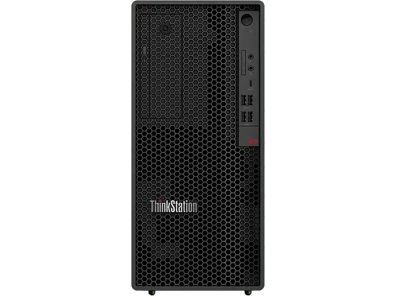 LENOVO ThinkStation P2 Tower Desktop PC for Business, Intel® Core™ i7-14700K Prozessor, 32 GB RAM, 1000 SSD, UHD 770, Windows 11 Pro, Schwarz