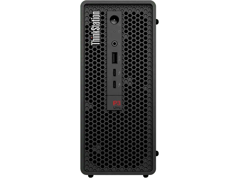 LENOVO ThinkStation P3 Ultra SFF Desktop PC, Intel® Core™ i9-14900K Prozessor, 64 GB RAM, 1000 SSD, UHD 770, Windows 11 Pro, Schwarz