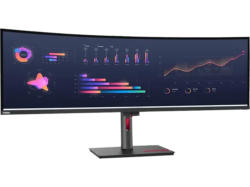 LENOVO ThinkVision P49w-30 49 Zoll Monitor for Business, DQHD, 6 ms Reaktionszeit, 350 cd/m², 60 Hz, Schwarz