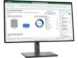 LENOVO ThinkVision P27h-30 27 Zoll Monitor for Business, QHD, 6 ms Reaktionszeit, 350 cd/m², 60 Hz, Schwarz