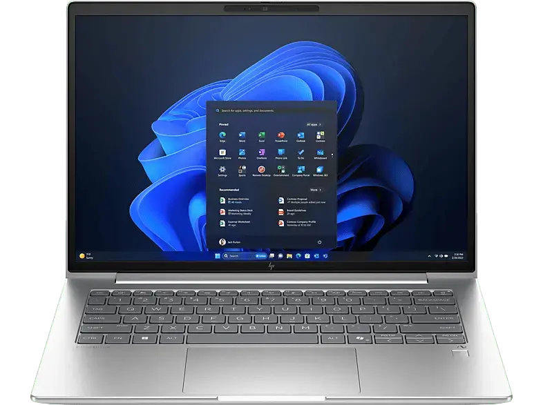 HP EliteBook 6 G1a Notebook for Business 14 Zoll, WUXGA, AMD Ryzen™ 7 250 Prozessor, 32 GB RAM, 1 TB SSD, Windows 11 Pro, Radeon™ 780M, Pike Silver