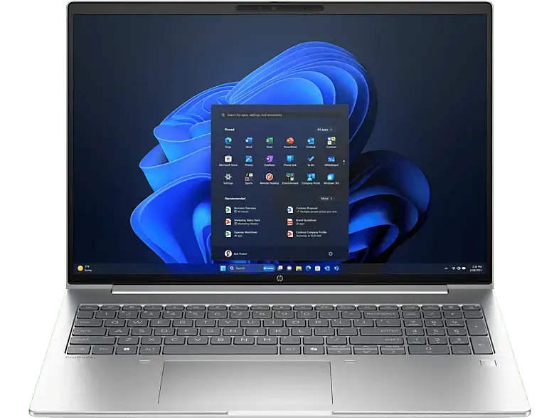 HP ProBook 4 G1i Notebook for Business 16 Zoll, WUXGA, Intel® Core™ Ultra 7 Prozessor 255H, 32 GB RAM, 1 TB SSD, Windows 11 Pro, GeForce RTX™ 3050, Pike Silver