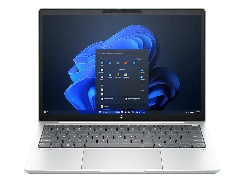 HP EliteBook 8 G1a Notebook for Business 13,3 Zoll, WUXGA, AMD Ryzen™ 7 250 Prozessor, 32 GB RAM, 1 TB SSD, Windows 11 Pro, Radeon™ 780M, Glacier Silver