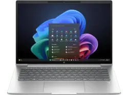 HP ProBook 4 G1q Notebook for Business 14 Zoll, WUXGA, Qualcomm® Snapdragon® X (X1-26-100) Prozessor, 32 GB RAM, 512 SSD, Windows 11 Pro, Adreno™ Onboard Graphics, Pike Silver