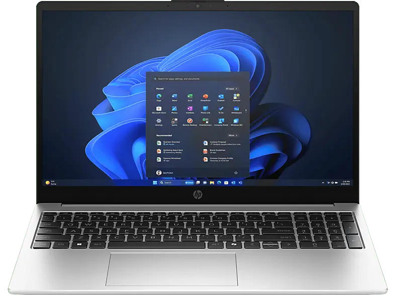 HP 255R G10 Notebook for Business 15,6 Zoll, Full-HD, AMD Ryzen™ 5 7535U Prozessor, 16 GB RAM, 512 SSD, Windows 11 Pro, Radeon™ 660M, Turbo Silver