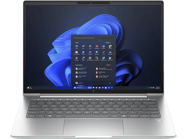 HP EliteBook 640 G11 Notebook for Business 14 Zoll, WUXGA, Intel Core Ultra 7 155U Prozessor (12 MB Cache, bis zu 4,80 GHz), 32 GB RAM, 1 TB SSD, Windows 11 Pro, Core™ Onboard Graphics, Silber