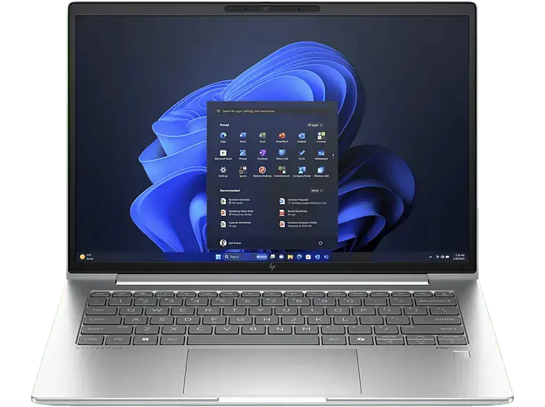 HP EliteBook 640 G11 Notebook for Business 14 Zoll, WUXGA, Intel Core Ultra 7 155U Prozessor (12 MB Cache, bis zu 4,80 GHz), 32 GB RAM, 1 TB SSD, Windows 11 Pro, Core™ Onboard Graphics, Silber