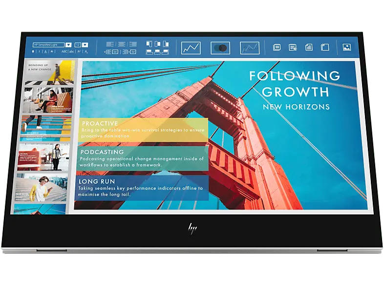 HP E14 G4, 14 Zoll Monitor, Full-HD, 5 ms Reaktionszeit, 400 cd/m², 60 Hz, Weiß