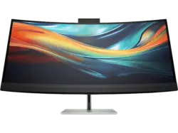 HP Series 7 Pro 740pm, 39,7 Zoll Monitor, UHD 5K, 5 ms Reaktionszeit, 300 cd/m², 60 Hz, Schwarz/Silber
