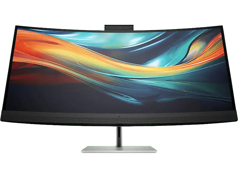 HP Series 7 Pro 740pm, 39,7 Zoll Monitor, UHD 5K, 5 ms Reaktionszeit, 300 cd/m², 60 Hz, Schwarz/Silber