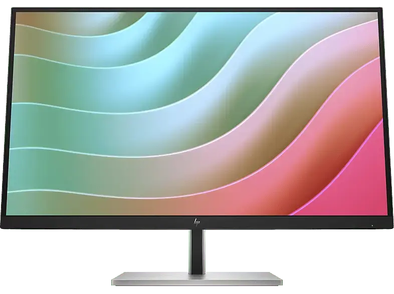 HP E27k G5, 27 Zoll Monitor, UHD 4K, 5 ms Reaktionszeit, 350 cd/m², 60 Hz, Schwarz, Silber