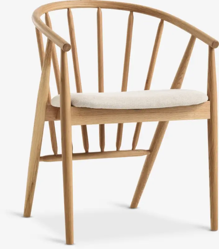 JYSK Scaun ARNBORG stejar natur/crem
