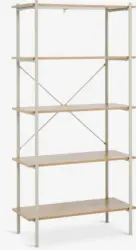 JYSK Etajeră VANDBORG 5 rafturi stejar natur/bej