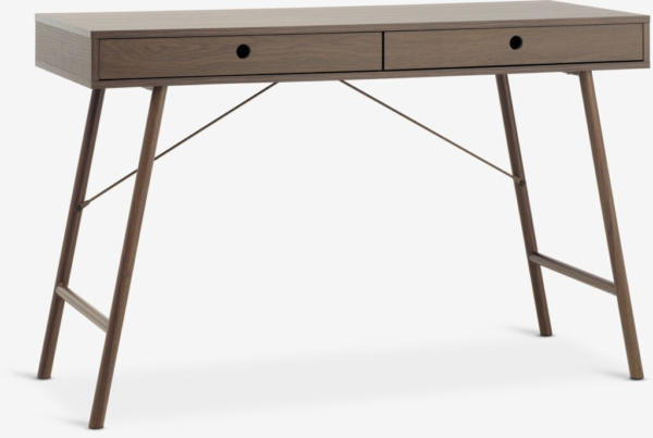 JYSK Birou LINDVED 48x120 2 sertare stejar închis