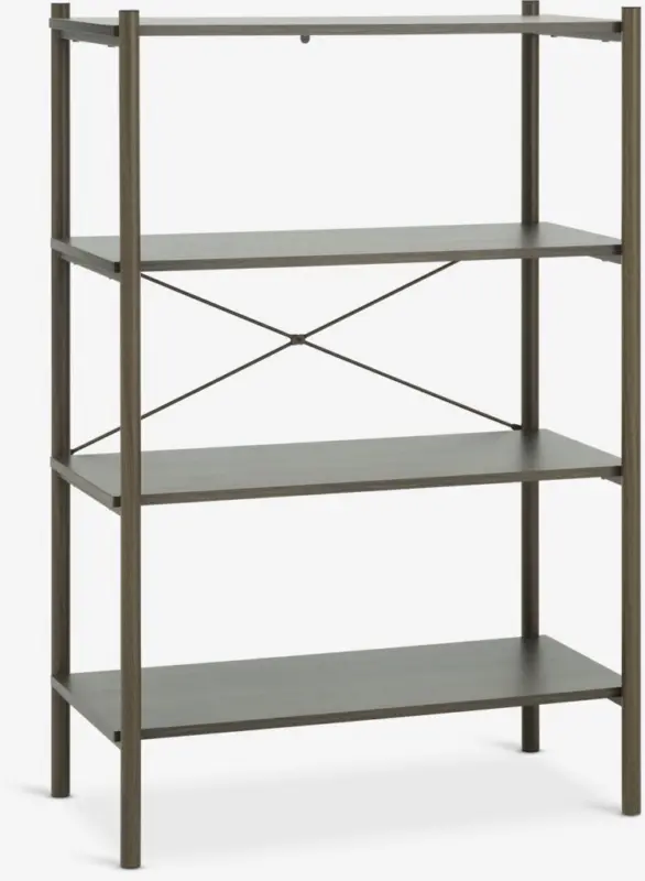 JYSK Etajeră LINDVED 4 rafturi stejar închis