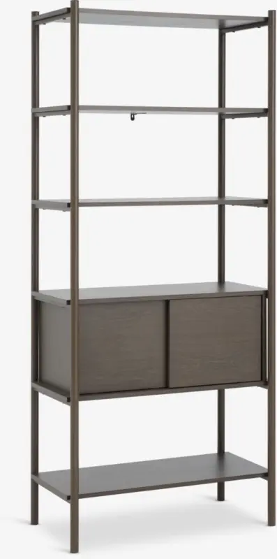 JYSK Etajeră LINDVED 6 rafturi stejar închis