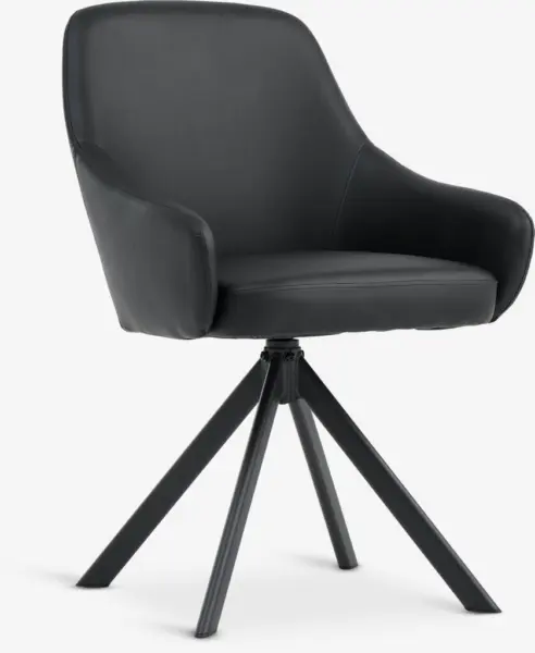 JYSK Scaun rotativ ROSTRUP negru