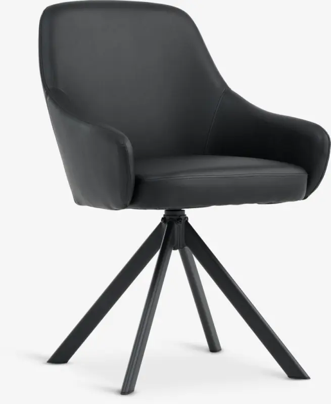 JYSK Scaun rotativ ROSTRUP negru