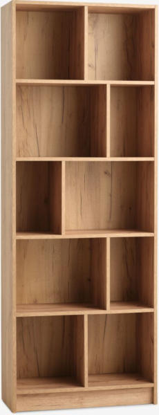 JYSK Bibliotecă MOSBJERG 10 rafturi stejar sălbatic