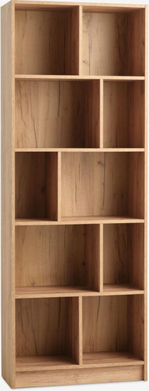 JYSK Bibliotecă MOSBJERG 10 rafturi stejar sălbatic