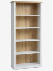 JYSK Bibliotecă MARKSKEL 5 rafturi alb/stejar