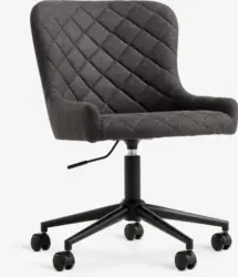 JYSK Scaun birou PEBRINGE gri închis/negru