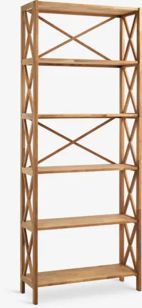 JYSK Etajeră JANNERUP lată 6 rafuri stejar natur