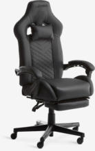 JYSK JYSK Scaun gaming HALLUM sup. picioare negru - până la 17-09-25