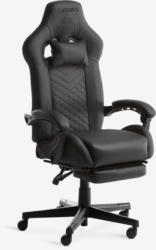 JYSK Scaun gaming HALLUM sup. picioare negru