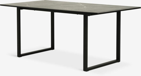 JYSK Masă MOSELUND 90x180 neagră