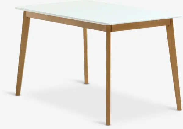 JYSK Masă JEGIND 80x130 alb/natur